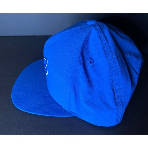 Fox Racing Adjustable Blue Snapback Yupoong SAMPLE Not For Resale Hat Cap TruDri - Picture 2 of 6